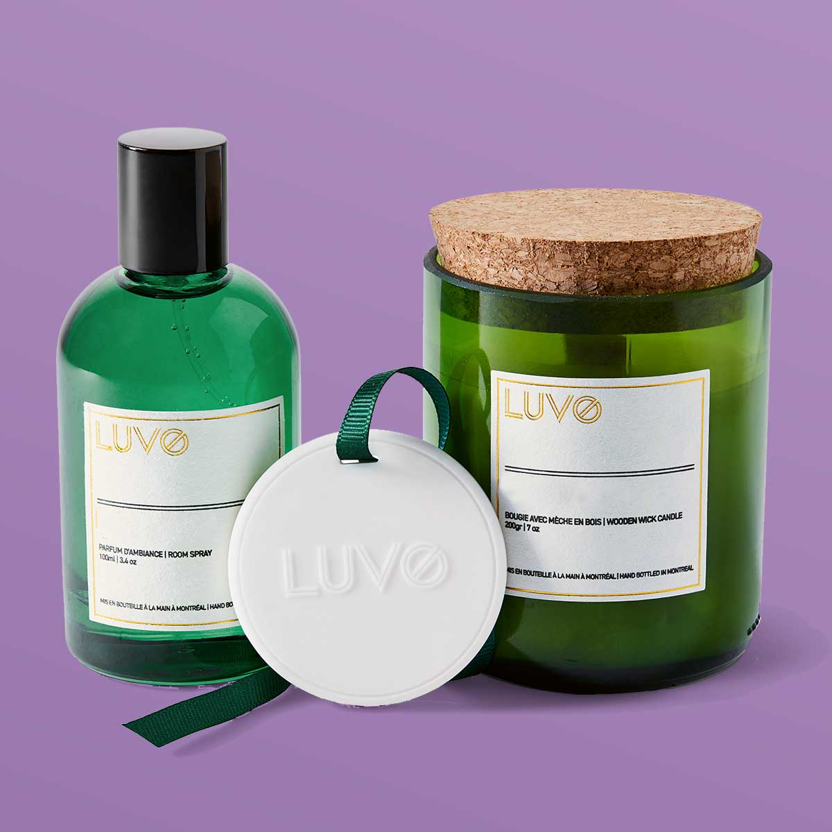 Gift Set Sweet Lavender & Bergamot - LUVO Candles | Bougies
