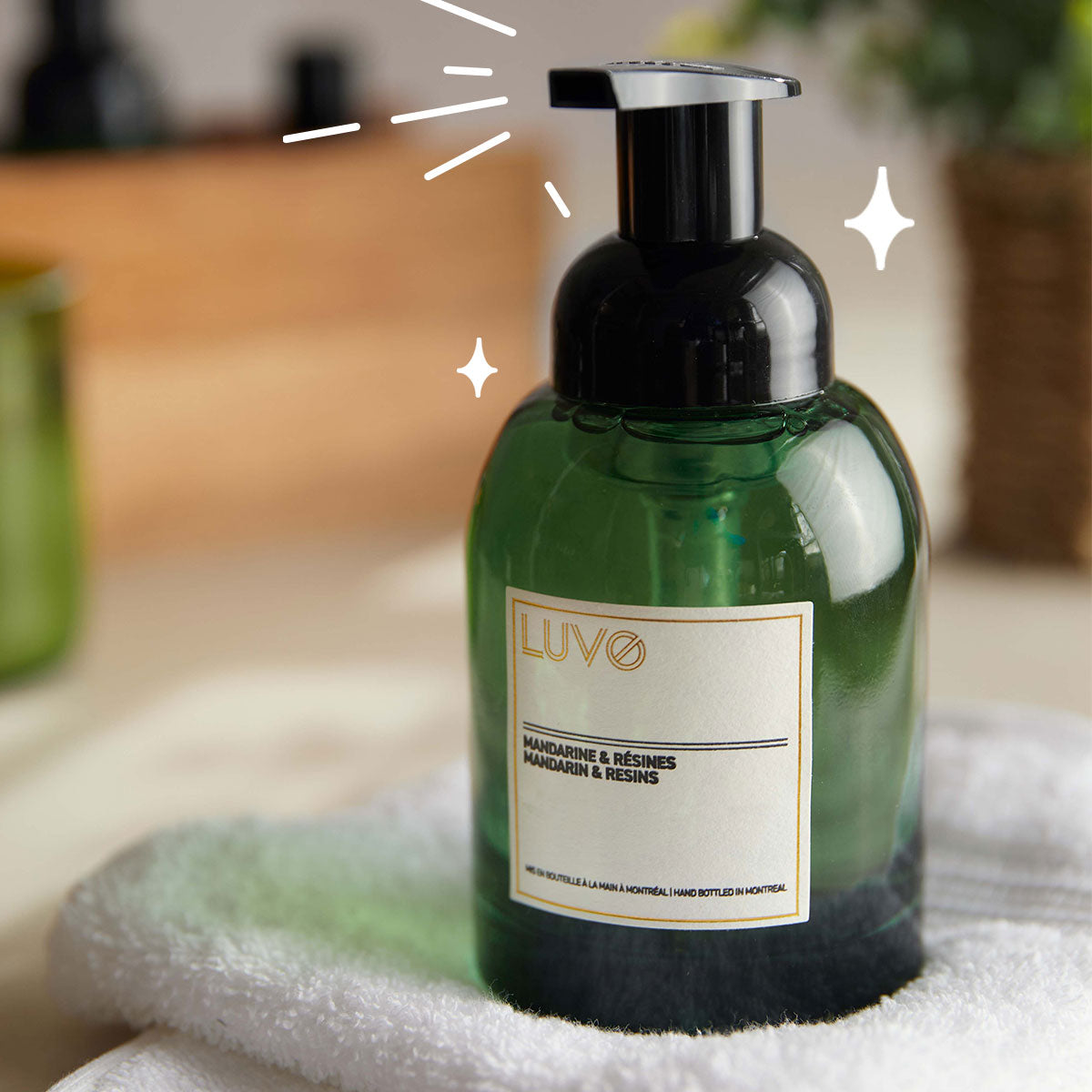 Sweet Brier Rose & Cardamom Foaming Hand Soap - LUVO Candles | Bougies