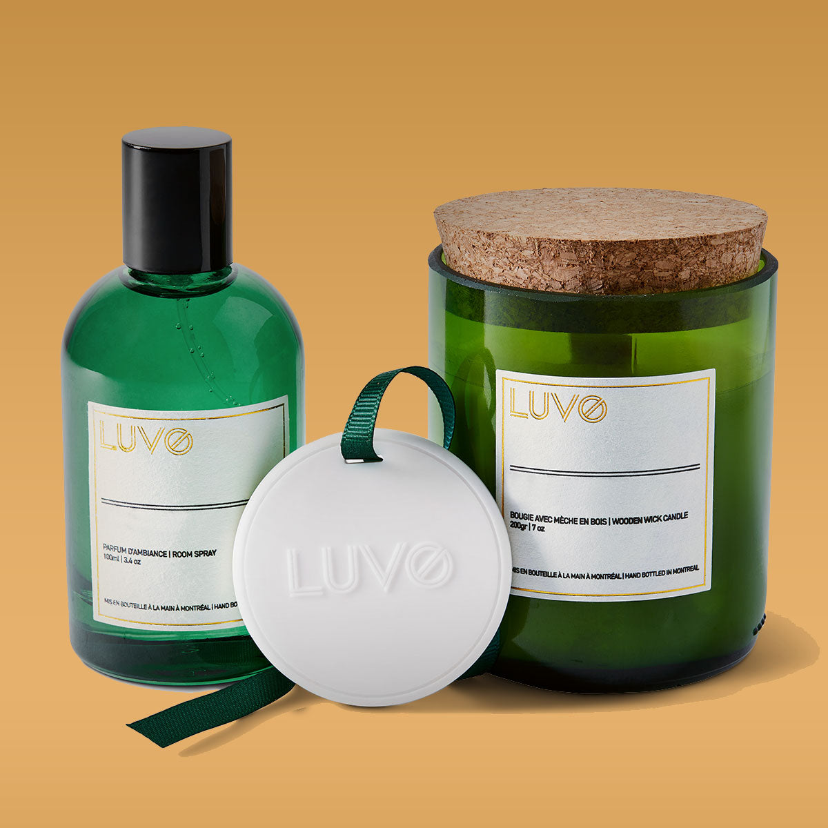 Gift Set Mandarin & Resin - LUVO Candles | Bougies