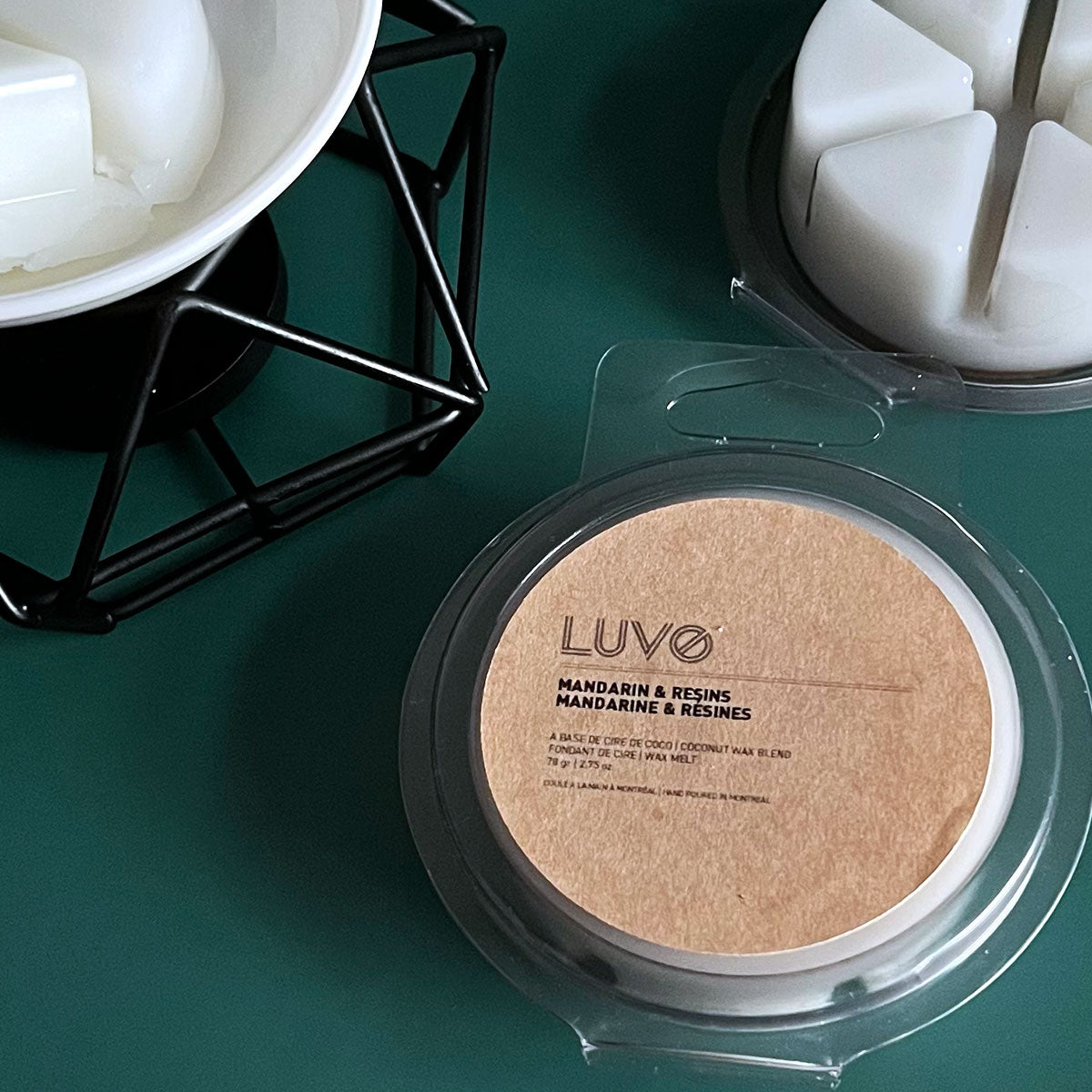 Mandarin & Resin Wax Melt 79g - LUVO Candles | Bougies