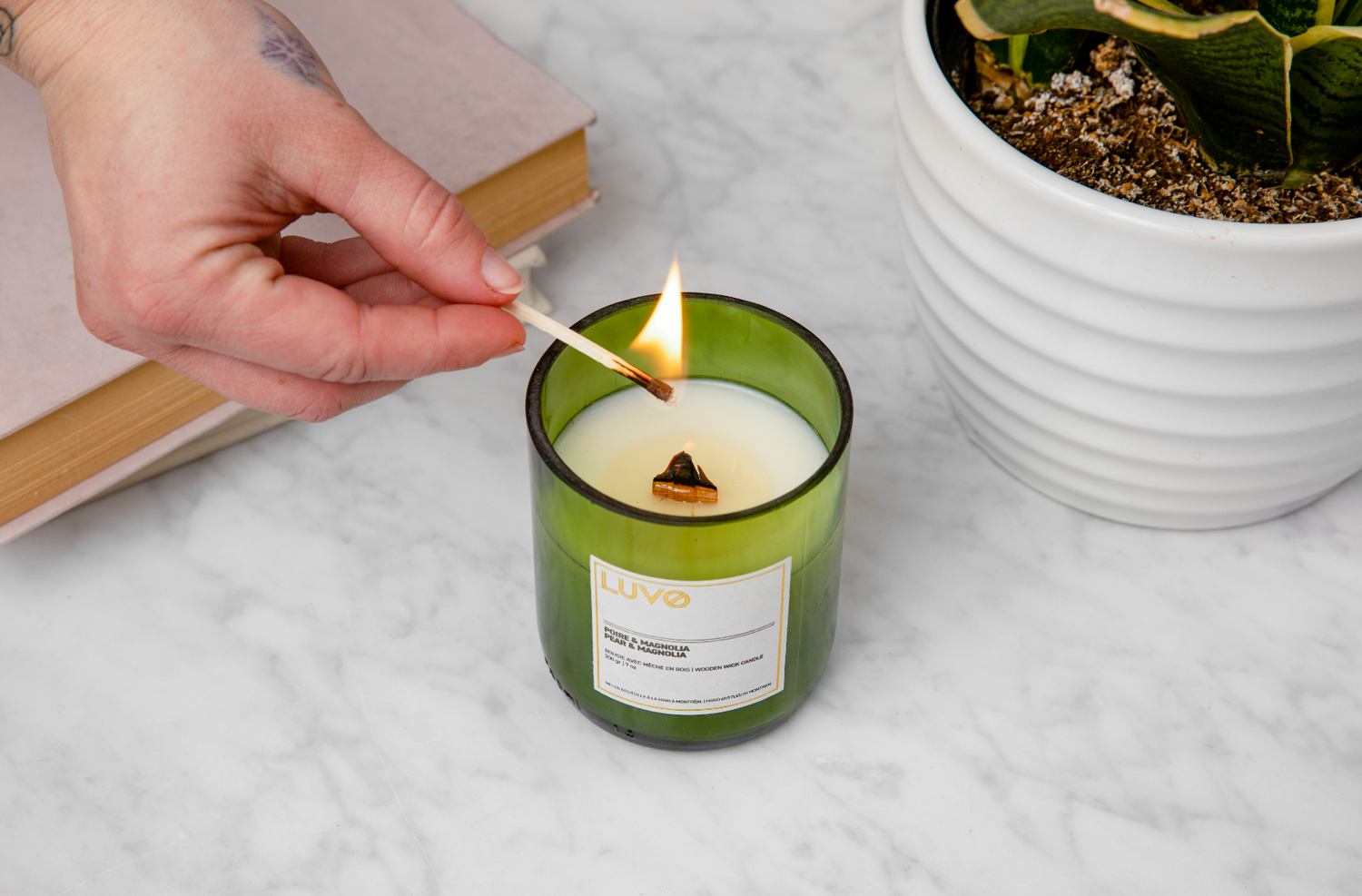 What is the best wick for a scented candle?