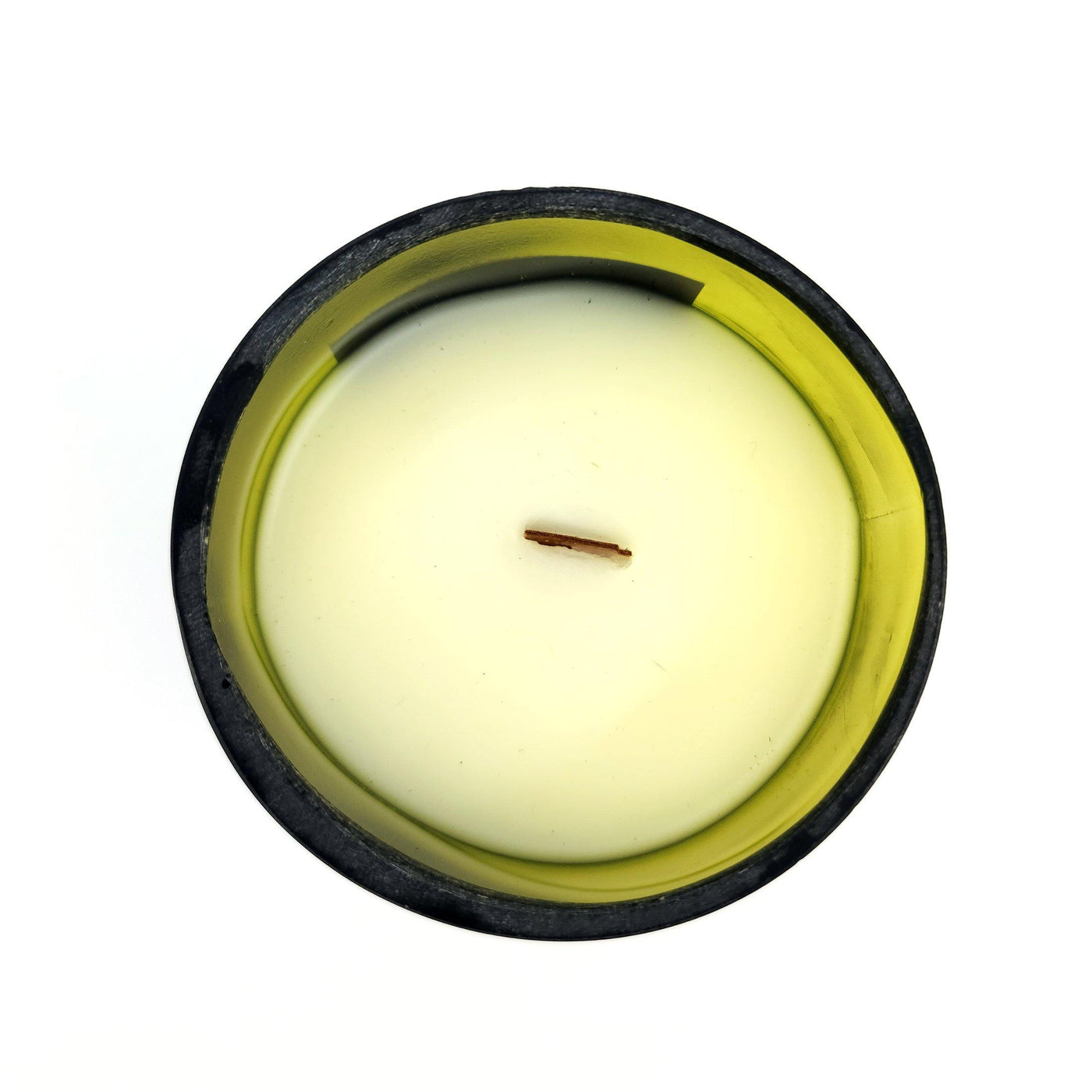 Bougie parfumée WoodWick Verre/Cire/Bois Abricot L 9.9 H 11.5 cm Lemongras  + Lily