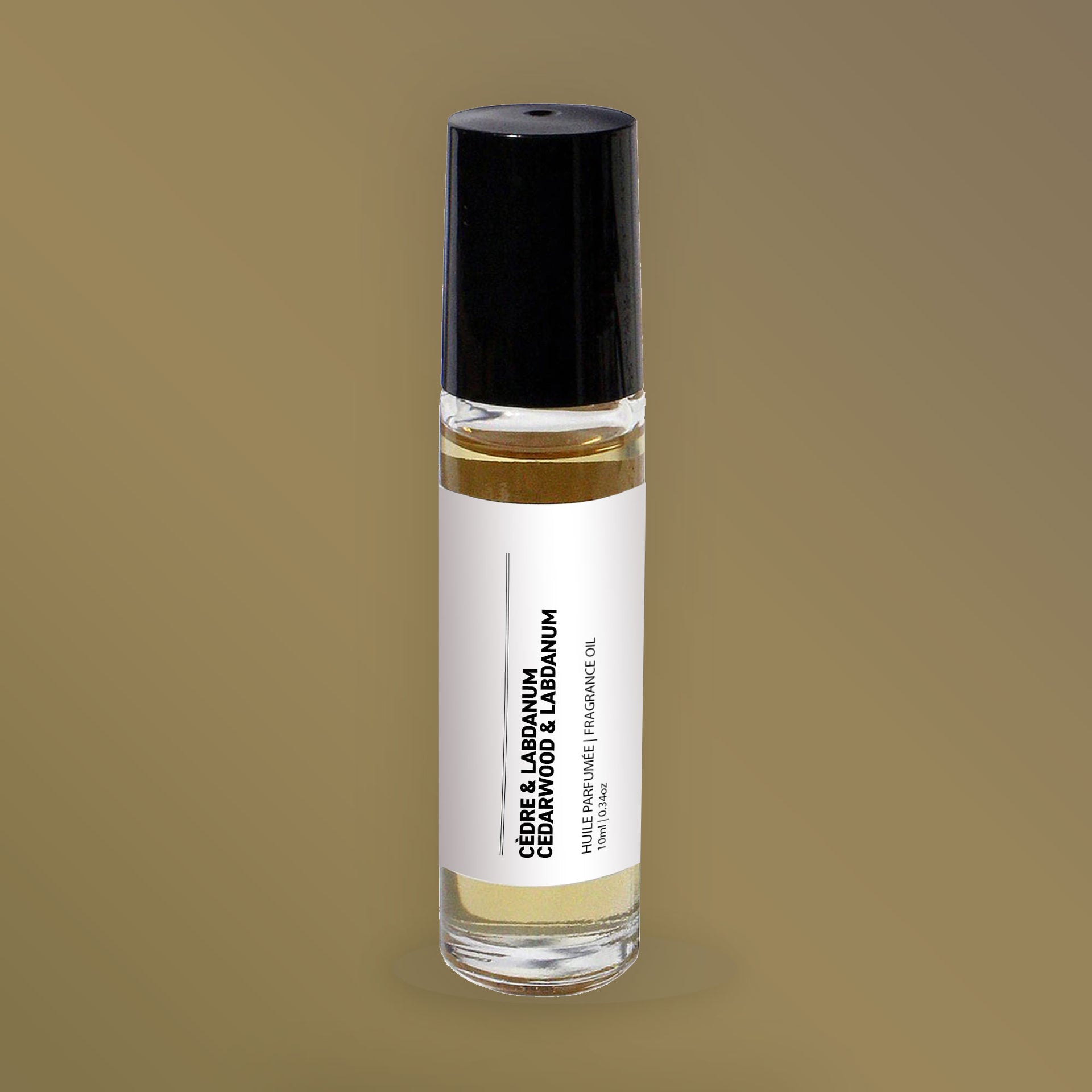 Cedarwood & Labdanum Perfume Roll on - LUVO Candles | Bougies