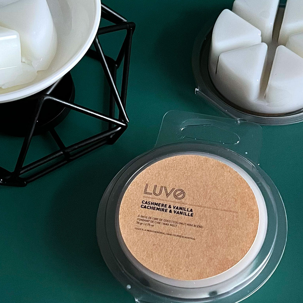 Cashemere & Vanilla Wax Melt 79g - LUVO Candles | Bougies
